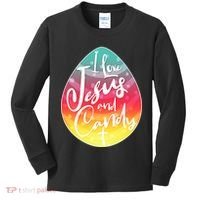 I Love Jesus And Candy Kids Long Sleeve Shirt thumb 0