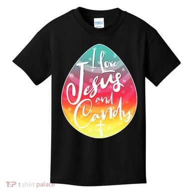 I Love Jesus And Candy Kids T-Shirt