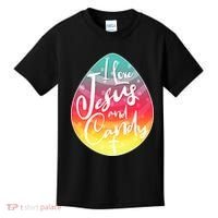 I Love Jesus And Candy Kids T-Shirt thumb 0