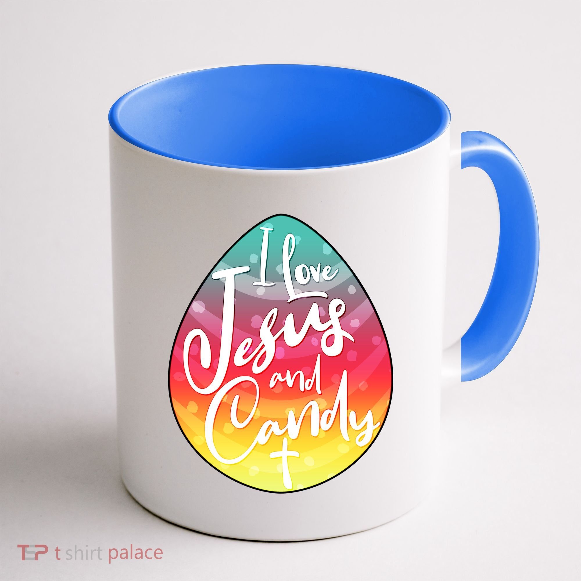 I Love Jesus And Candy Coffee Mug