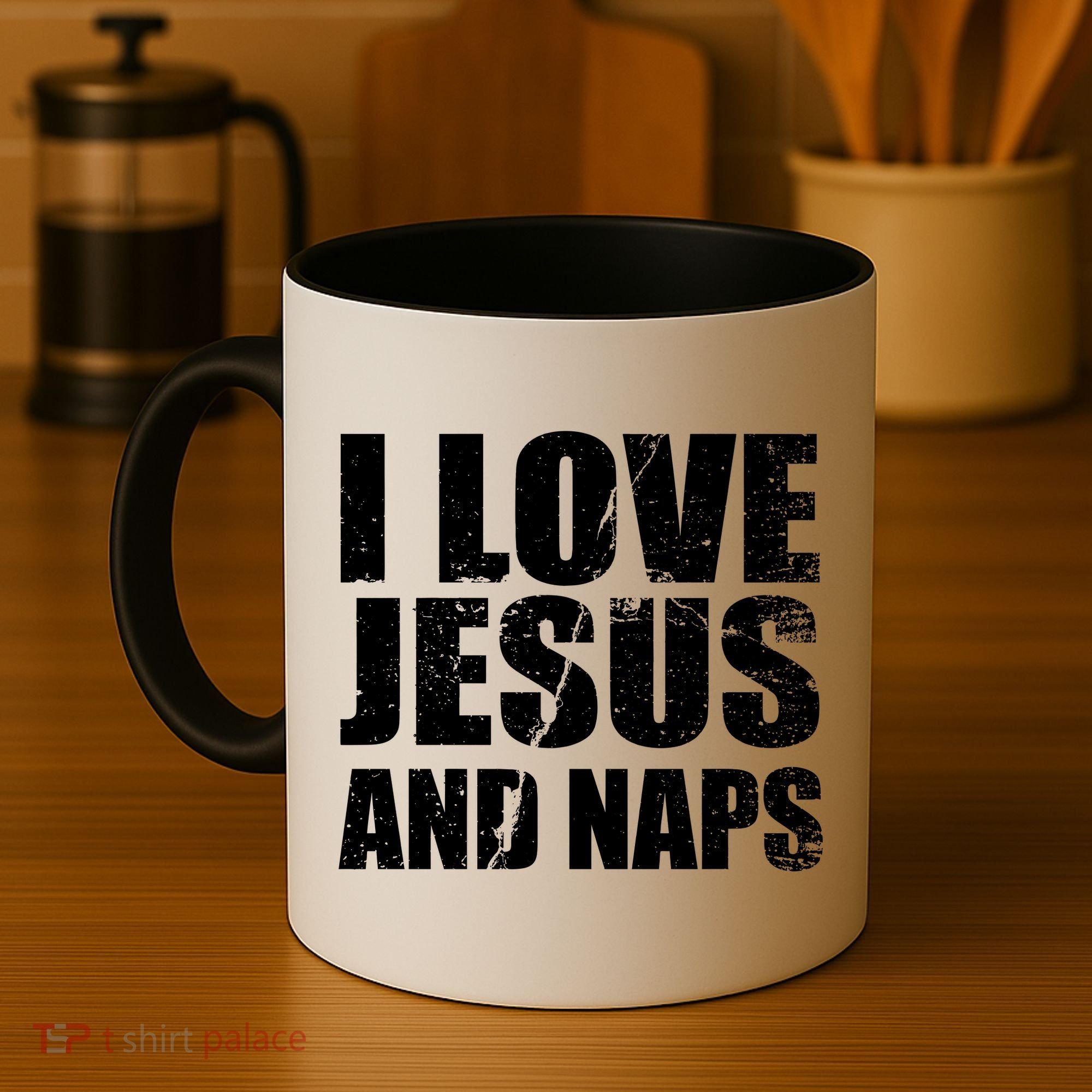I Love Jesus And Naps Coffee Mug