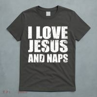 I Love Jesus And Naps T-Shirt thumb 5