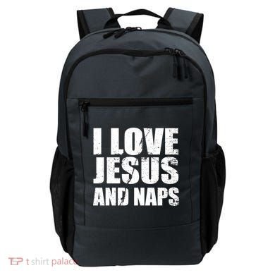 I Love Jesus And Naps Backpack