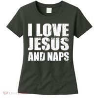 I Love Jesus And Naps Women's T-Shirt thumb 0