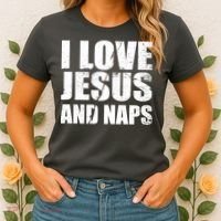 I Love Jesus And Naps Women's T-Shirt thumb 2