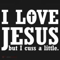 I Love Jesus But I Cuss A Little Long Sleeve Shirt thumb 2