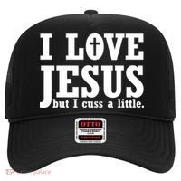 I Love Jesus But I Cuss A Little Hat thumb 0
