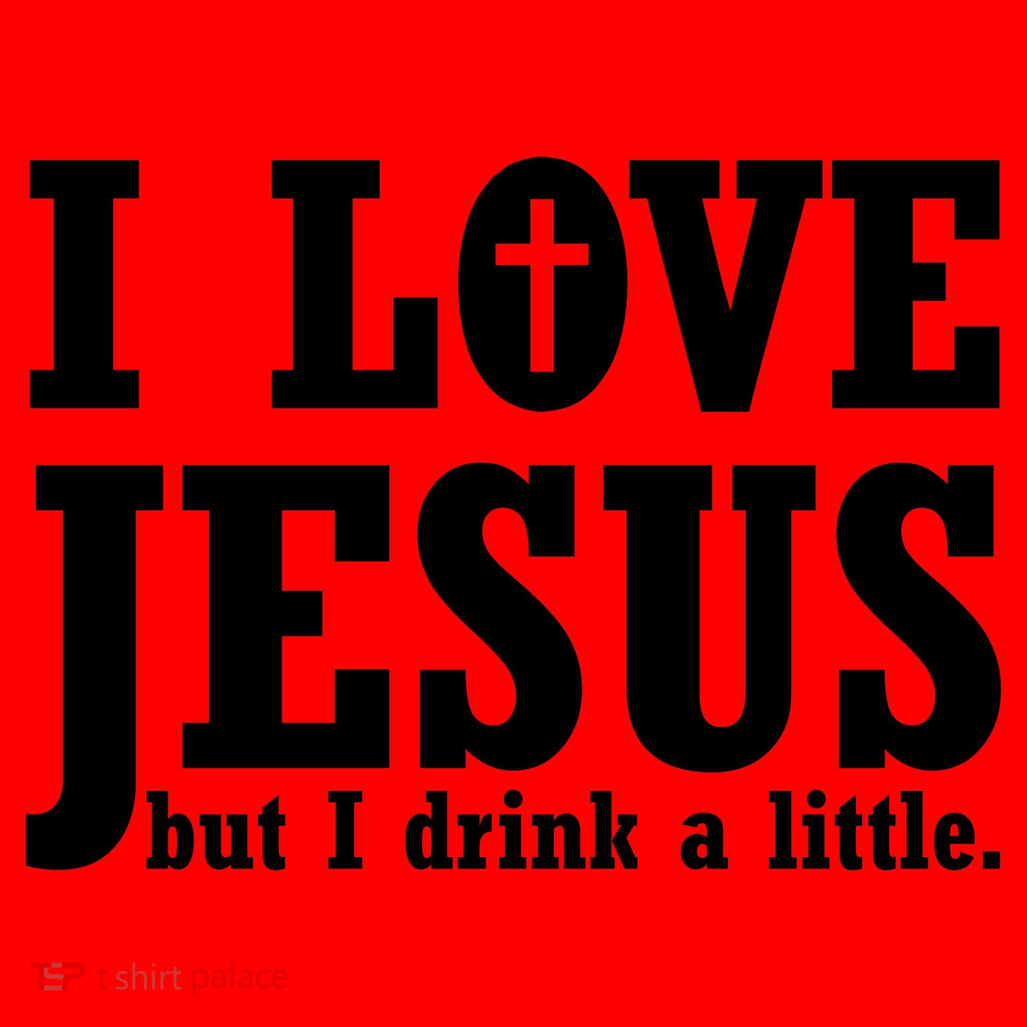 I Love Jesus But I Drink A Little Santa Hat