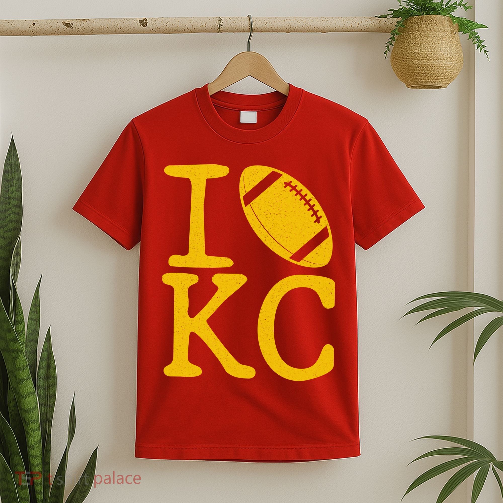I Love Kansas City Football Fan T-Shirt