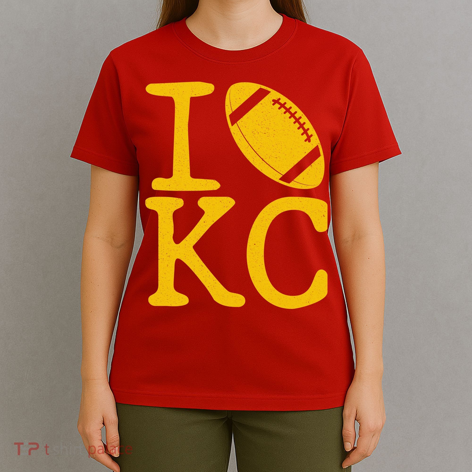 I Love Kansas City Football Fan T-Shirt