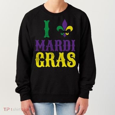 I Love Mardi Gras Women's Sweatshirt