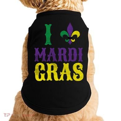 I Love Mardi Gras Doggie Tank