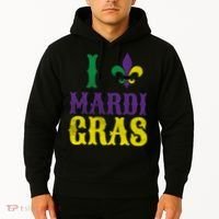 I Love Mardi Gras Hoodie thumb 2