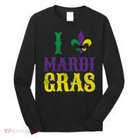I Love Mardi Gras Long Sleeve Shirt thumb 0