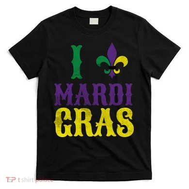 I Love Mardi Gras T-Shirt