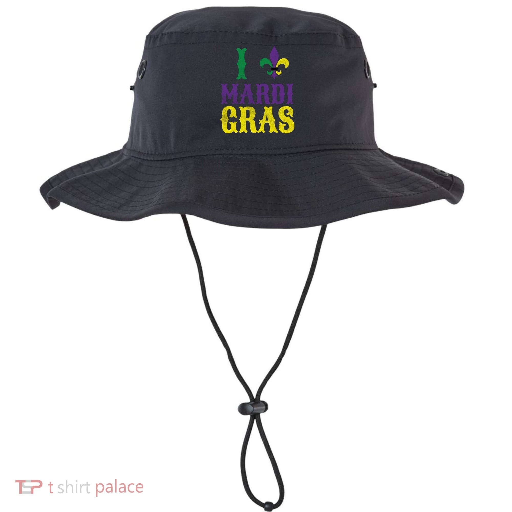 I Love Mardi Gras Bucket Hat