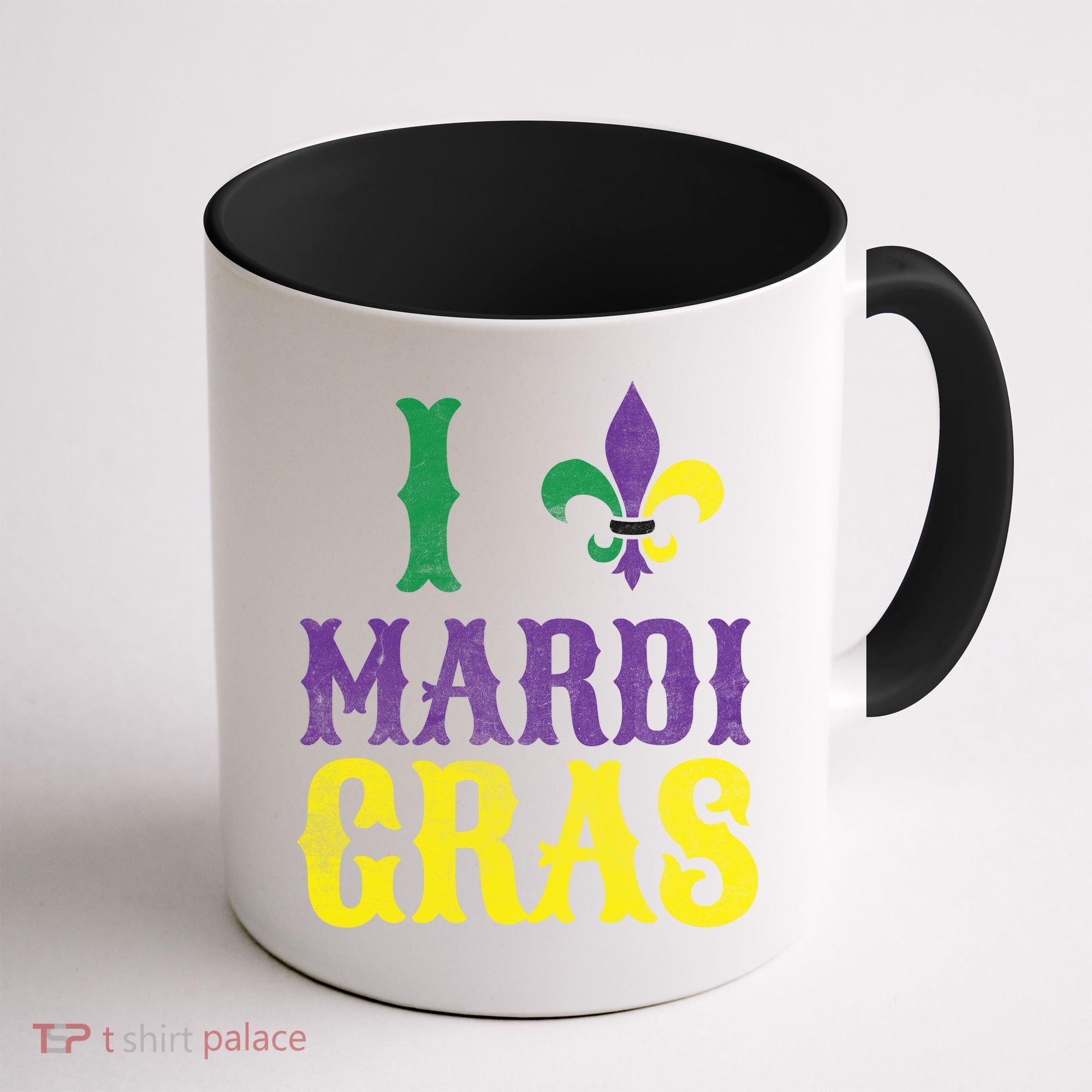 I Love Mardi Gras Coffee Mug
