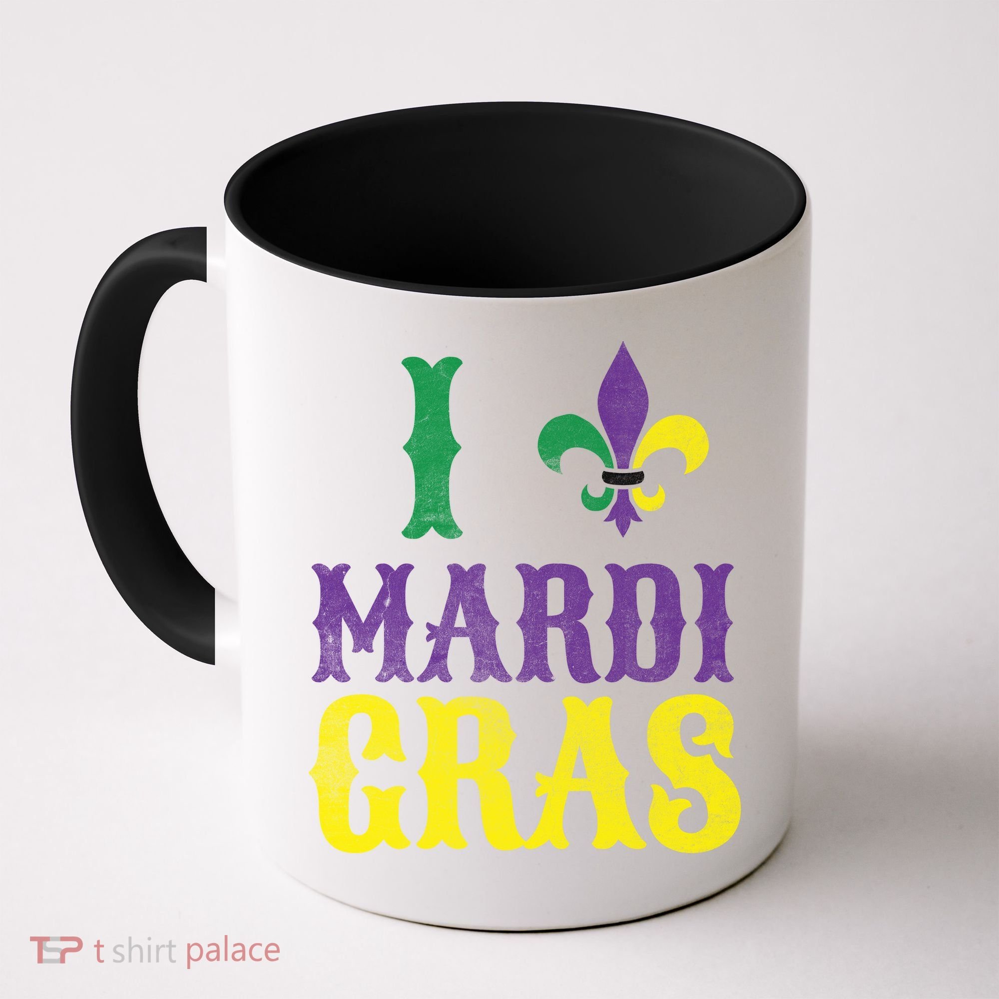I Love Mardi Gras Coffee Mug