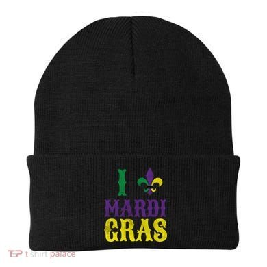 I Love Mardi Gras Beanie