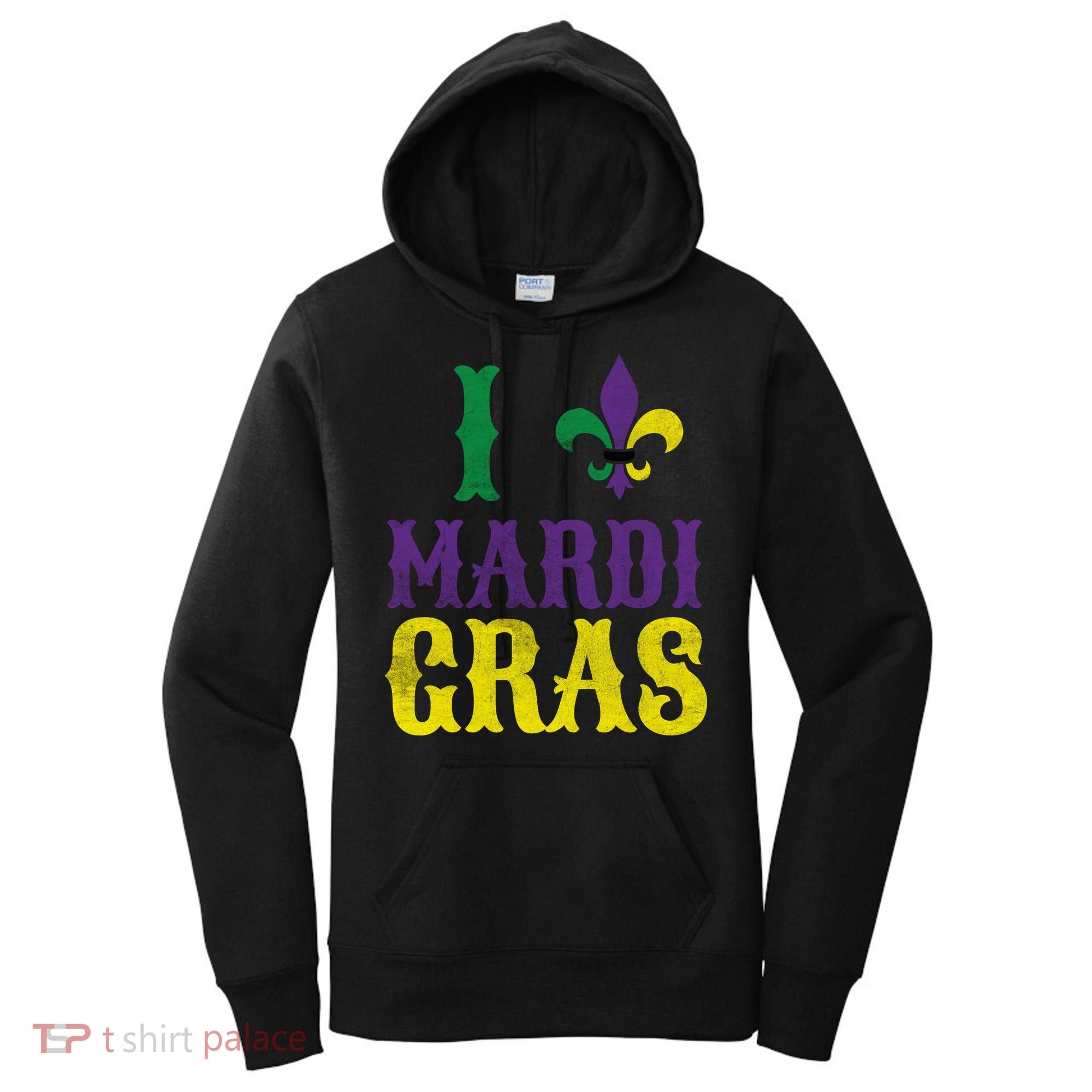 I Love Mardi Gras Women's Hoodie