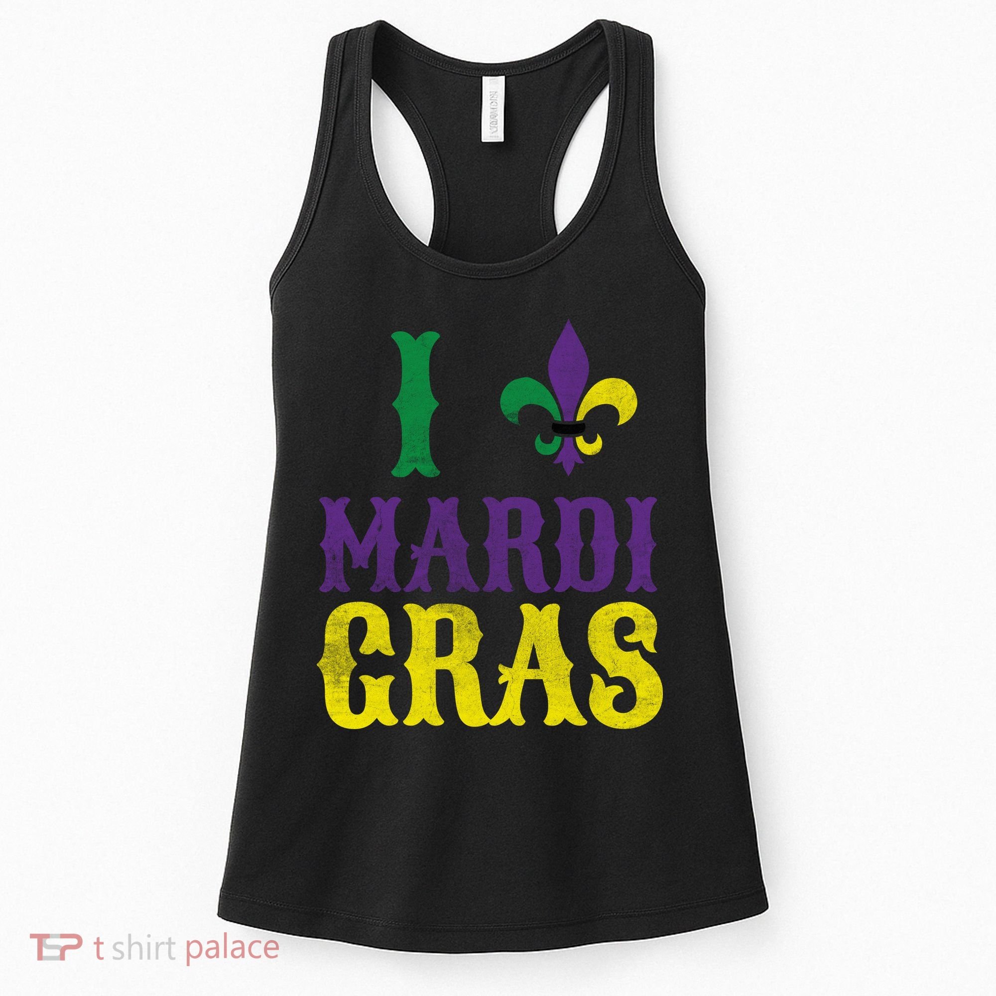 I Love Mardi Gras Women's Tank Top