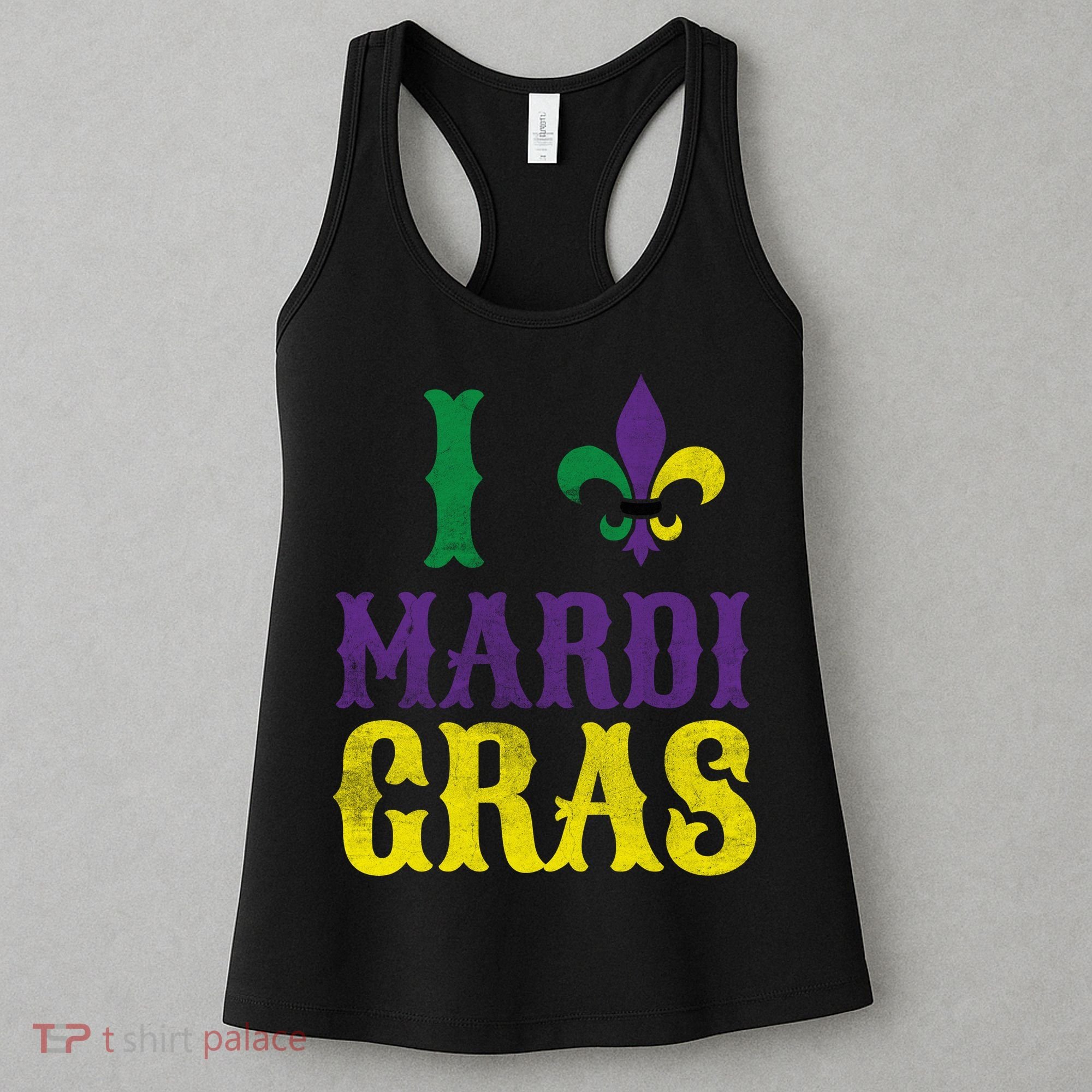 I Love Mardi Gras Women's Tank Top