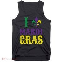 I Love Mardi Gras Tank Top thumb 0