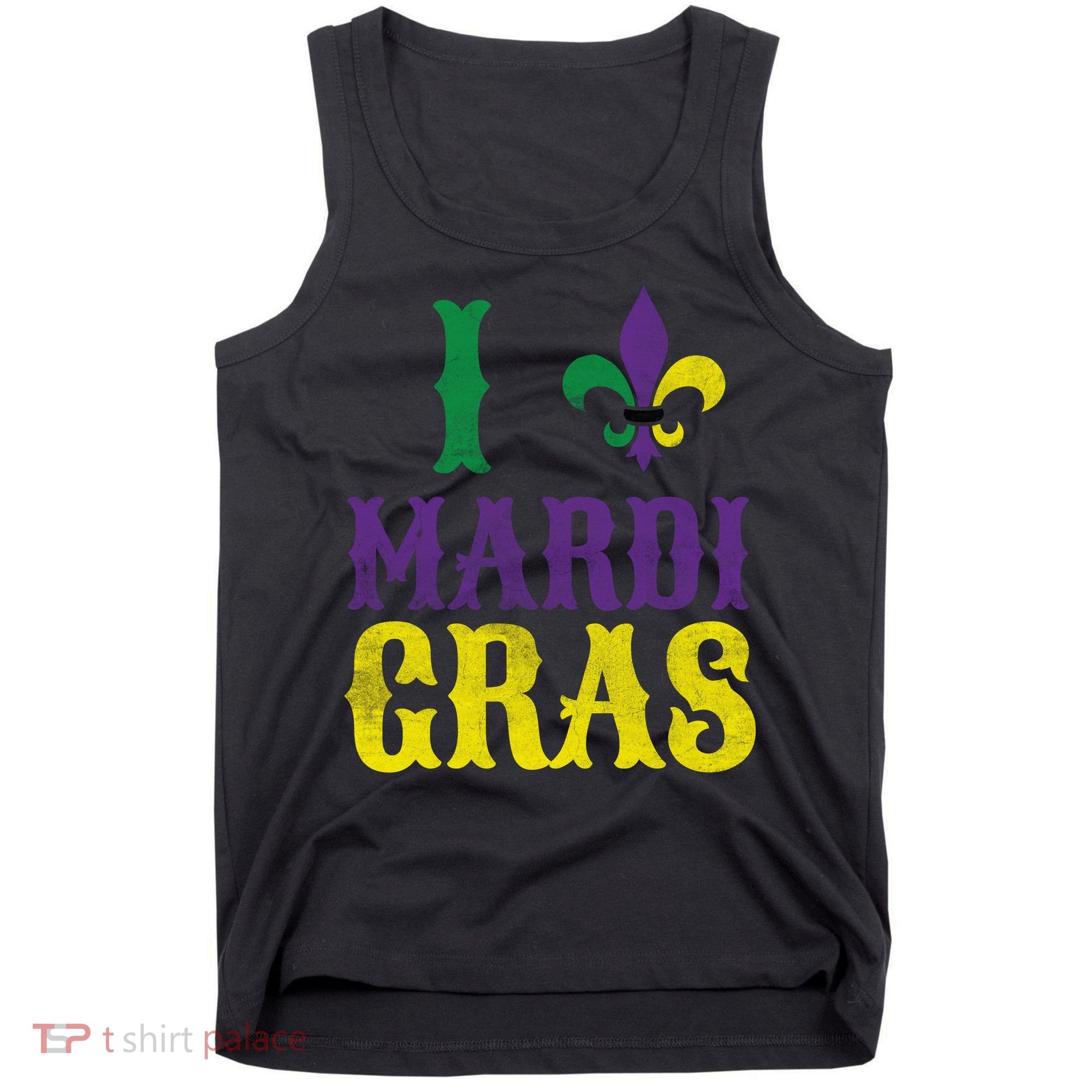 I Love Mardi Gras Tank Top