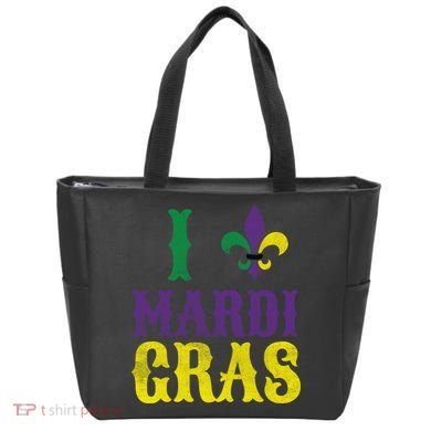 I Love Mardi Gras Tote Bag