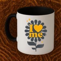 I Love Me Flower Coffee Mug thumb 2
