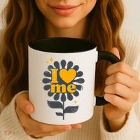 I Love Me Flower Coffee Mug thumb 3