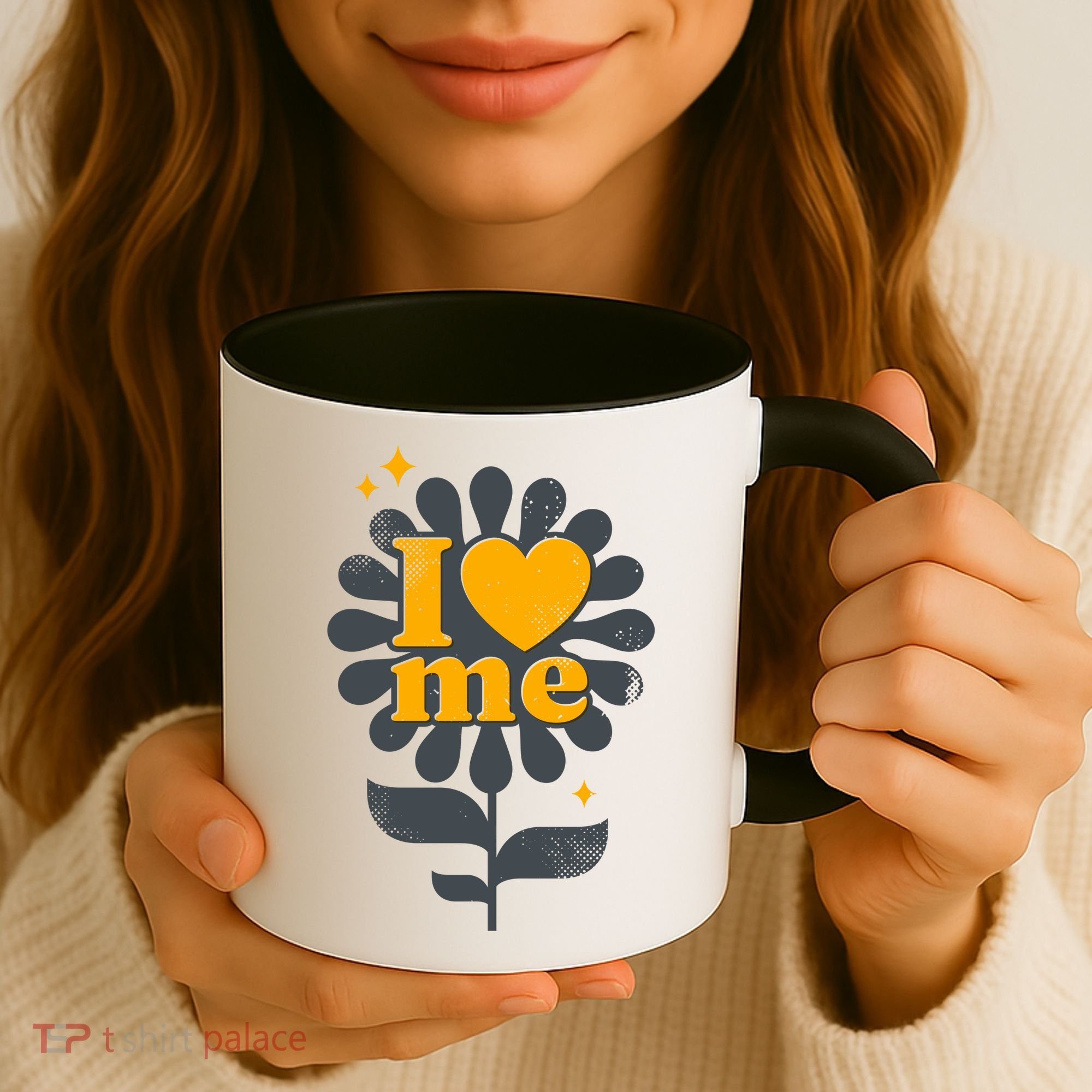 I Love Me Flower Coffee Mug