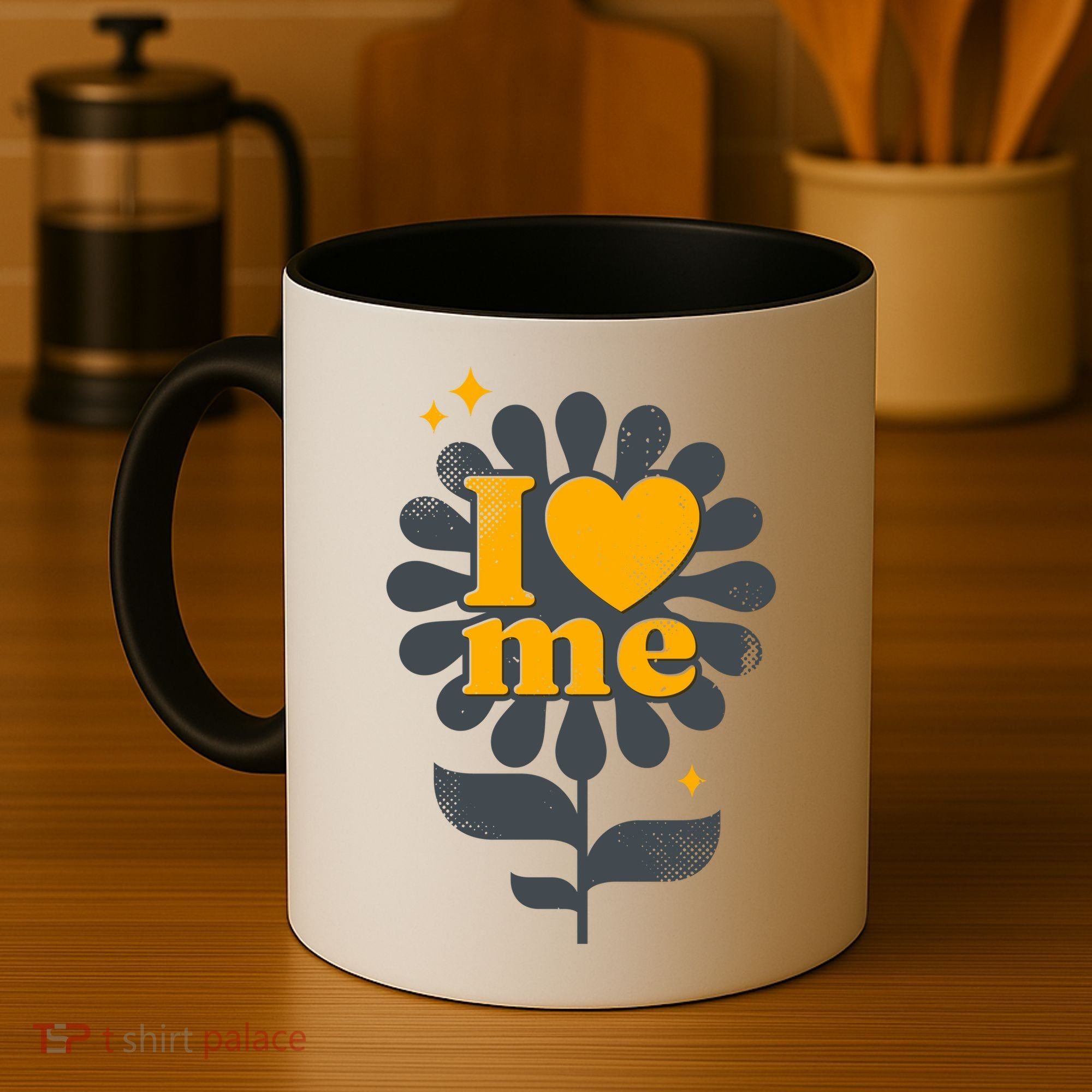 I Love Me Flower Coffee Mug
