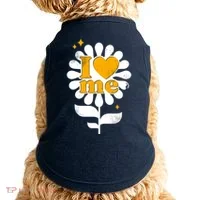 I Love Me Flower Doggie Tank thumb 0