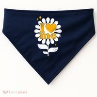 I Love Me Flower USA-Made Doggie Bandana thumb 0