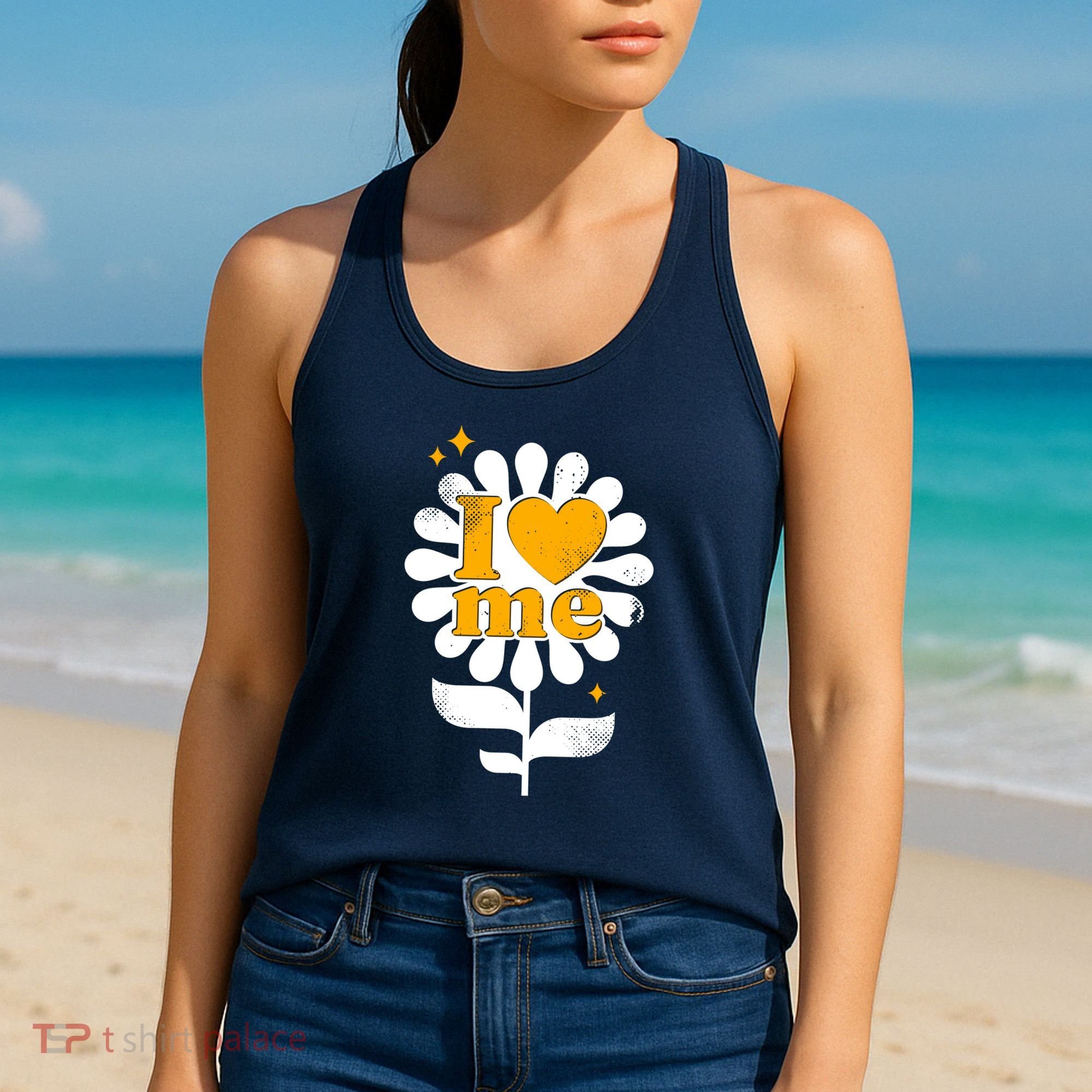I Love Me Flower Women's Tank Top