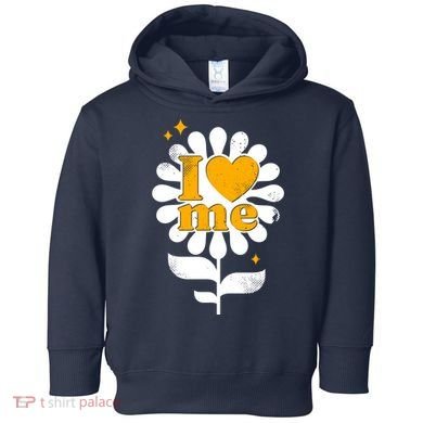 I Love Me Flower Toddler Hoodie