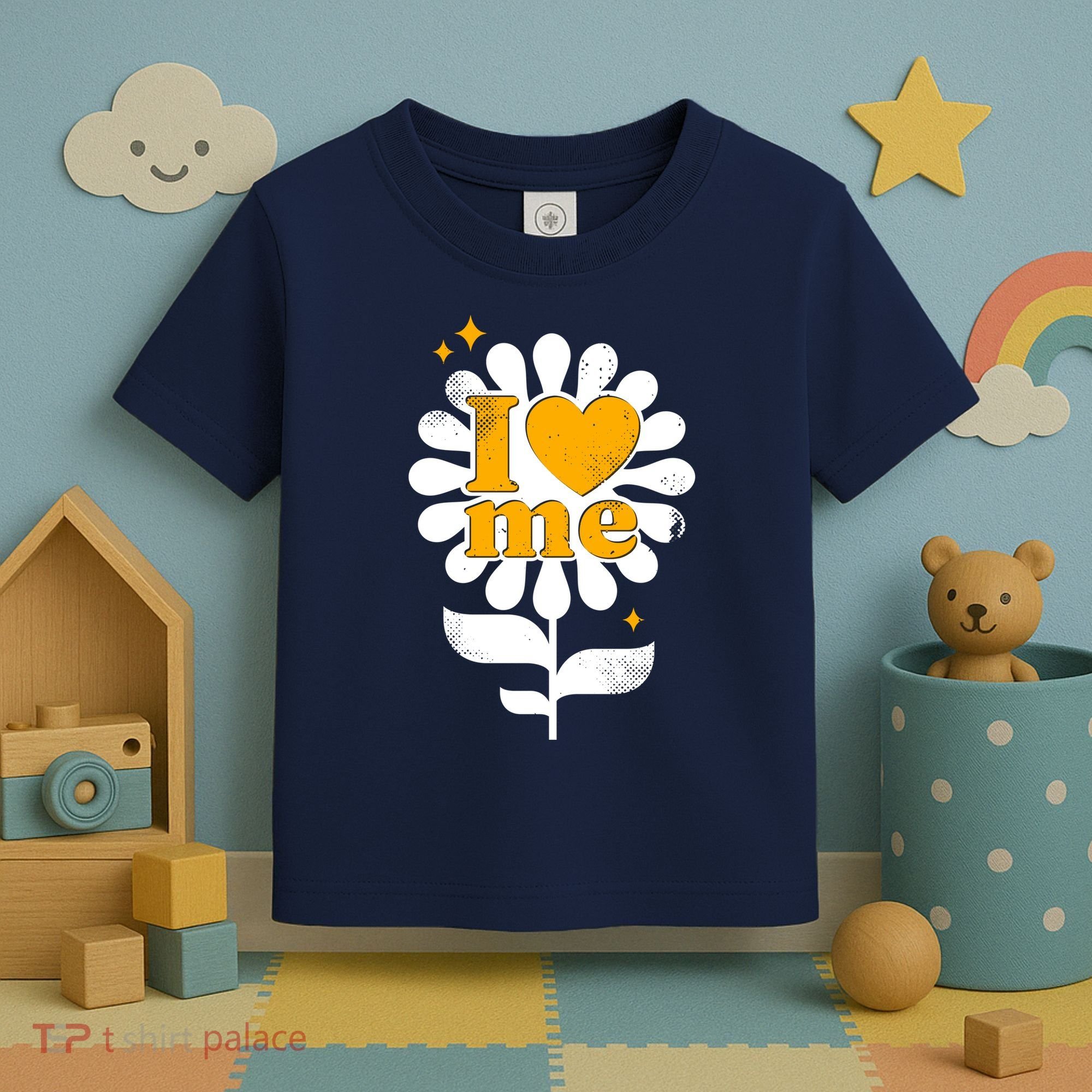 I Love Me Flower Toddler T-Shirt