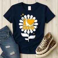 I Love Me Flower Women's T-Shirt thumb 3