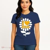I Love Me Flower Women's T-Shirt thumb 4