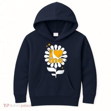 I Love Me Flower Kids Hoodie