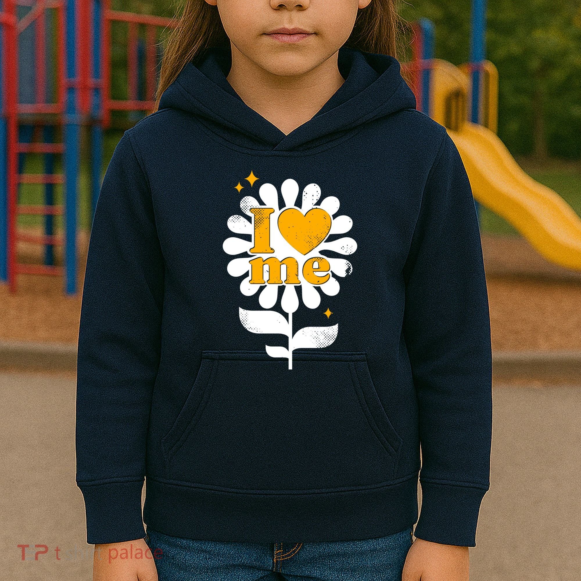 I Love Me Flower Kids Hoodie