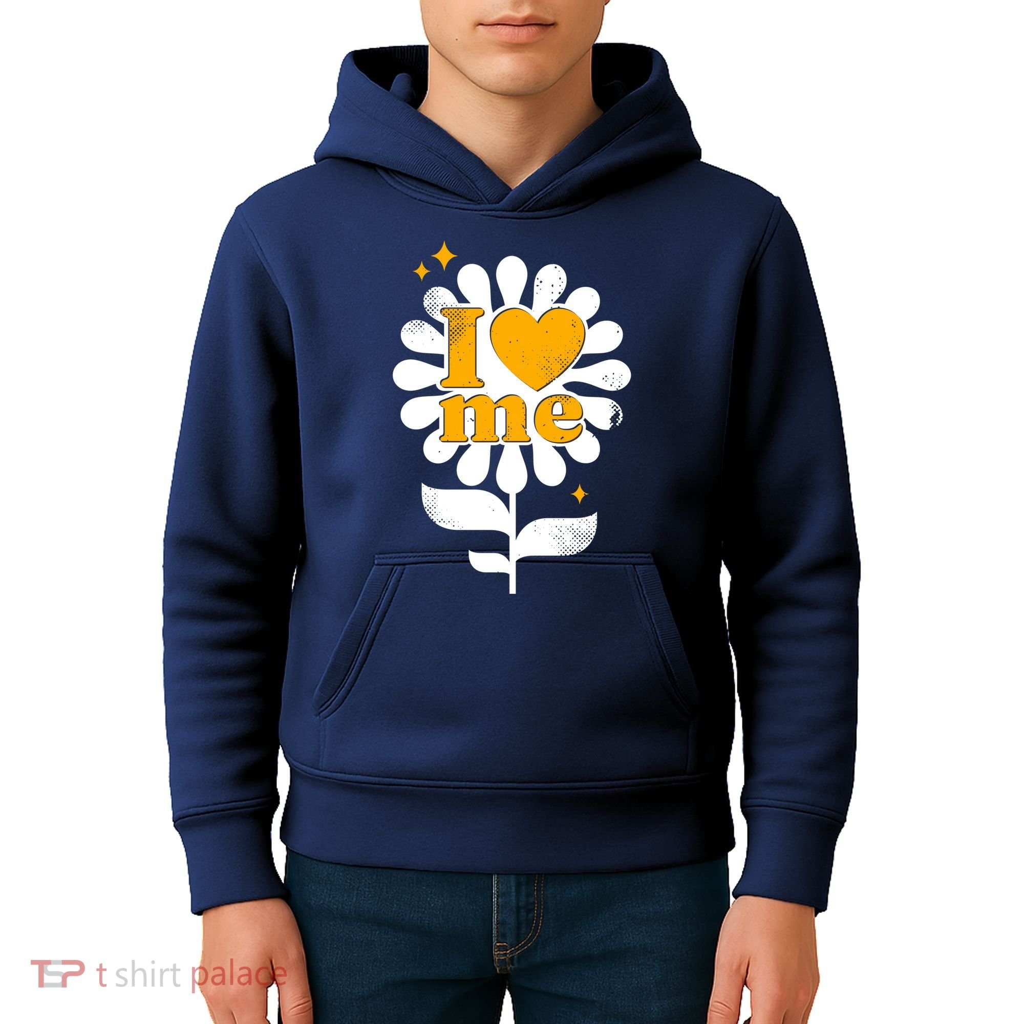 I Love Me Flower Kids Hoodie