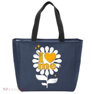 I Love Me Flower Tote Bag