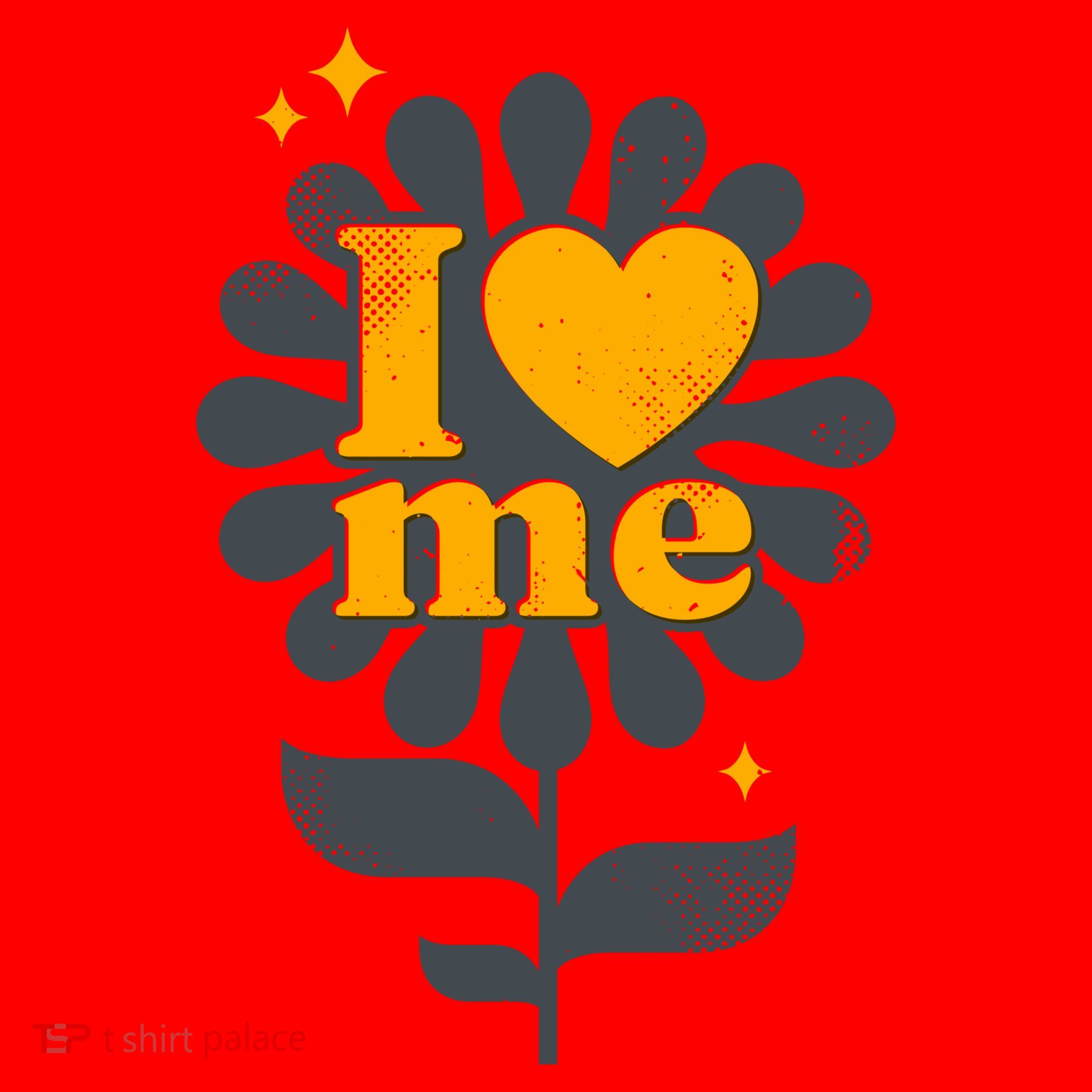 I Love Me Flower Santa Hat