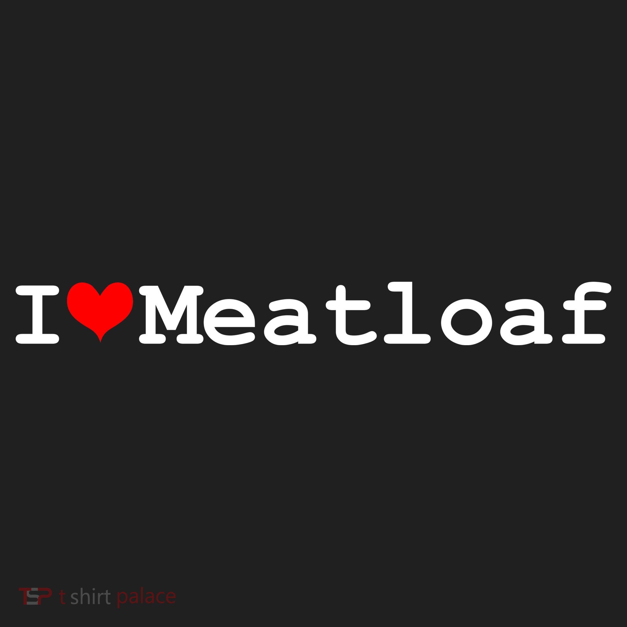 I Love Meatloaf Golf Towel