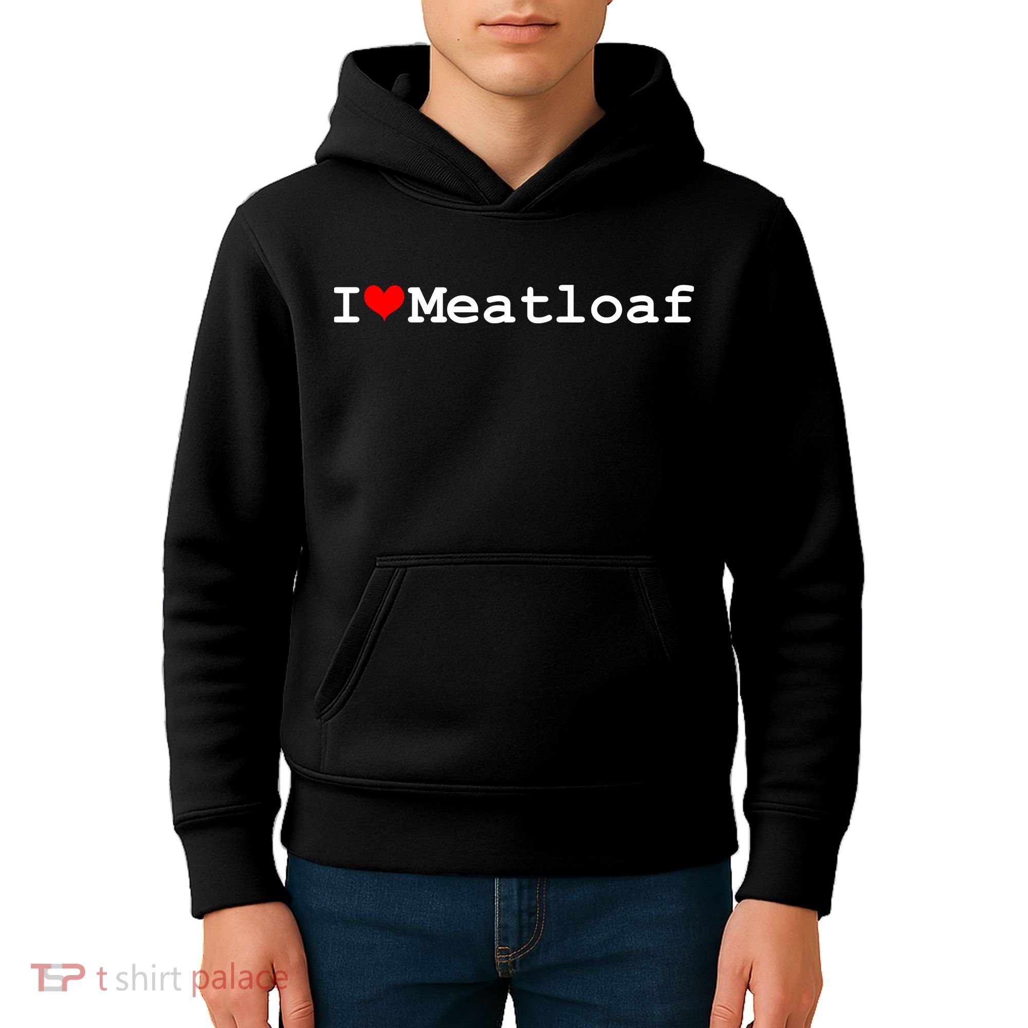 I Love Meatloaf Kids Hoodie