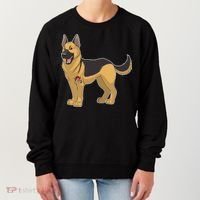 I Love Mom Tattoo German Shepard Women's Sweatshirt thumb 0