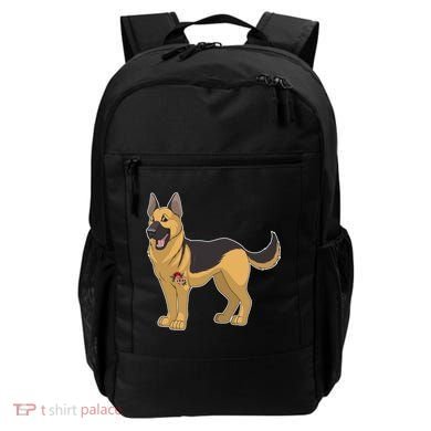 I Love Mom Tattoo German Shepard Backpack