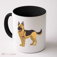 I Love Mom Tattoo German Shepard Coffee Mug thumb 0